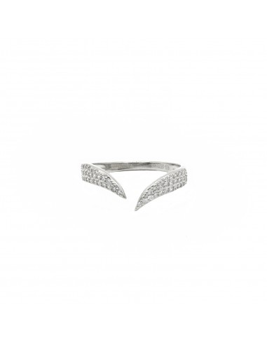 Adjustable V-shaped ring semi...