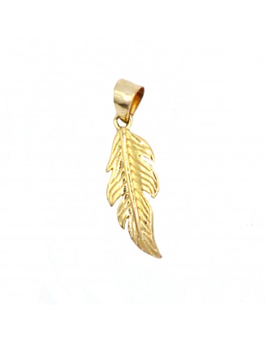 925 Silver Yellow Gold Plated Feather...