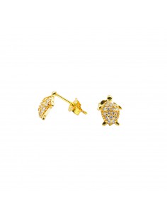 Tortoiseshell stud earrings...