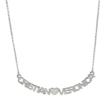 Diamond rolo mesh necklace...