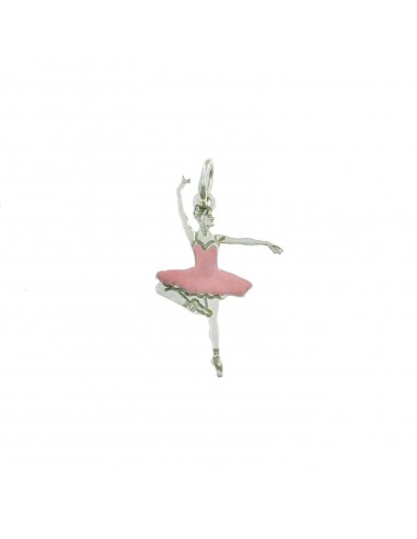 Engraved plate ballerina pendant...