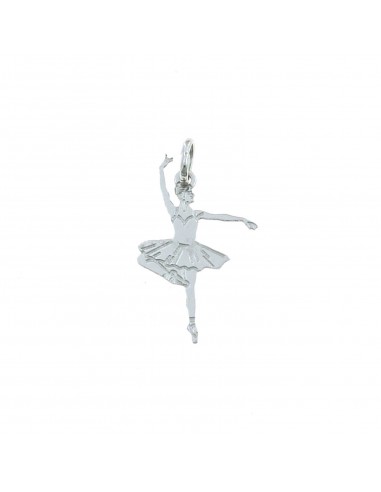 Ballerina pendant with engraved plate...