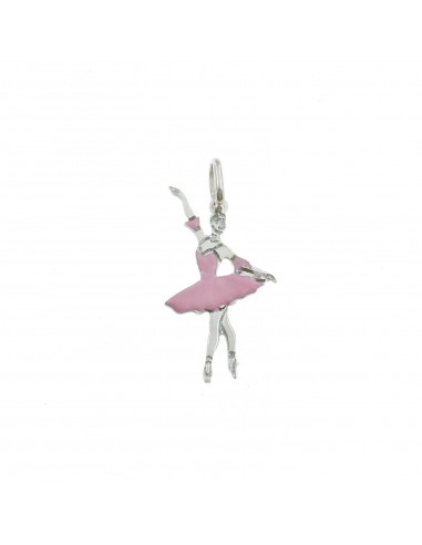 Engraved plate ballerina pendant...