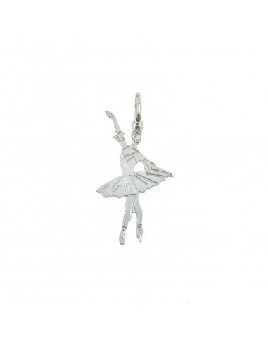 Ballerina pendant with engraved plate...