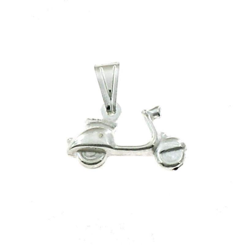 Vespa pendant coupled in 925 white...