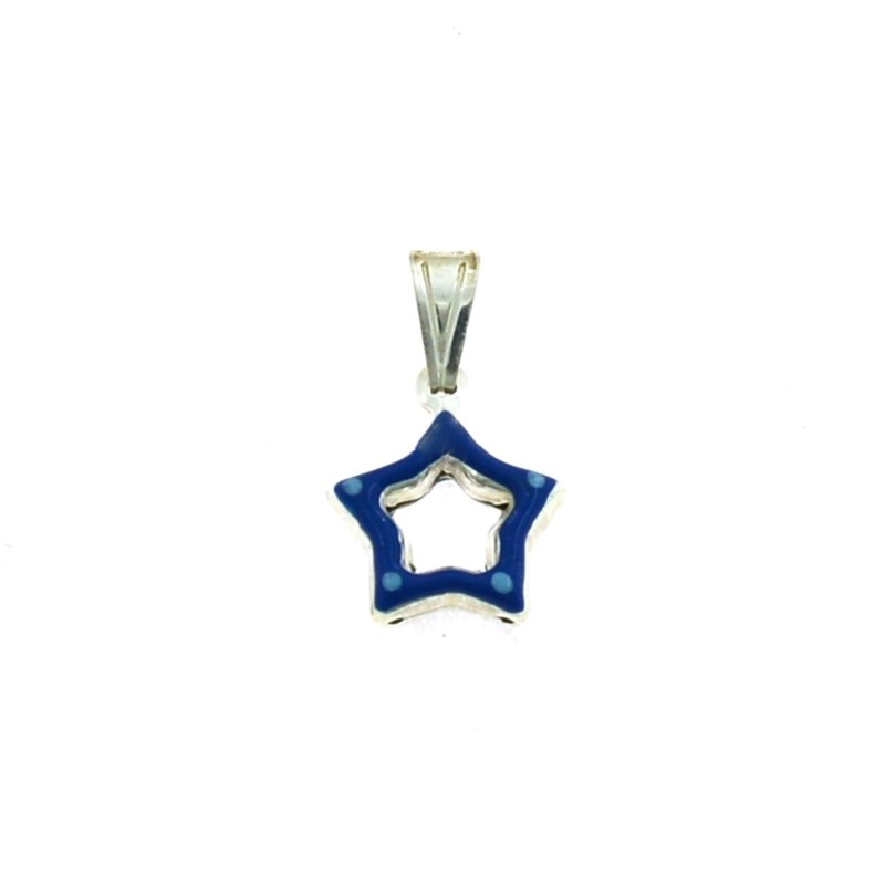 Pierced star pendant coupled with...