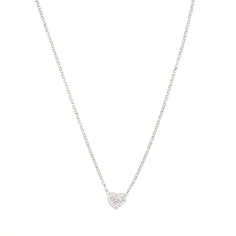 Forzatina mesh necklace with heart...